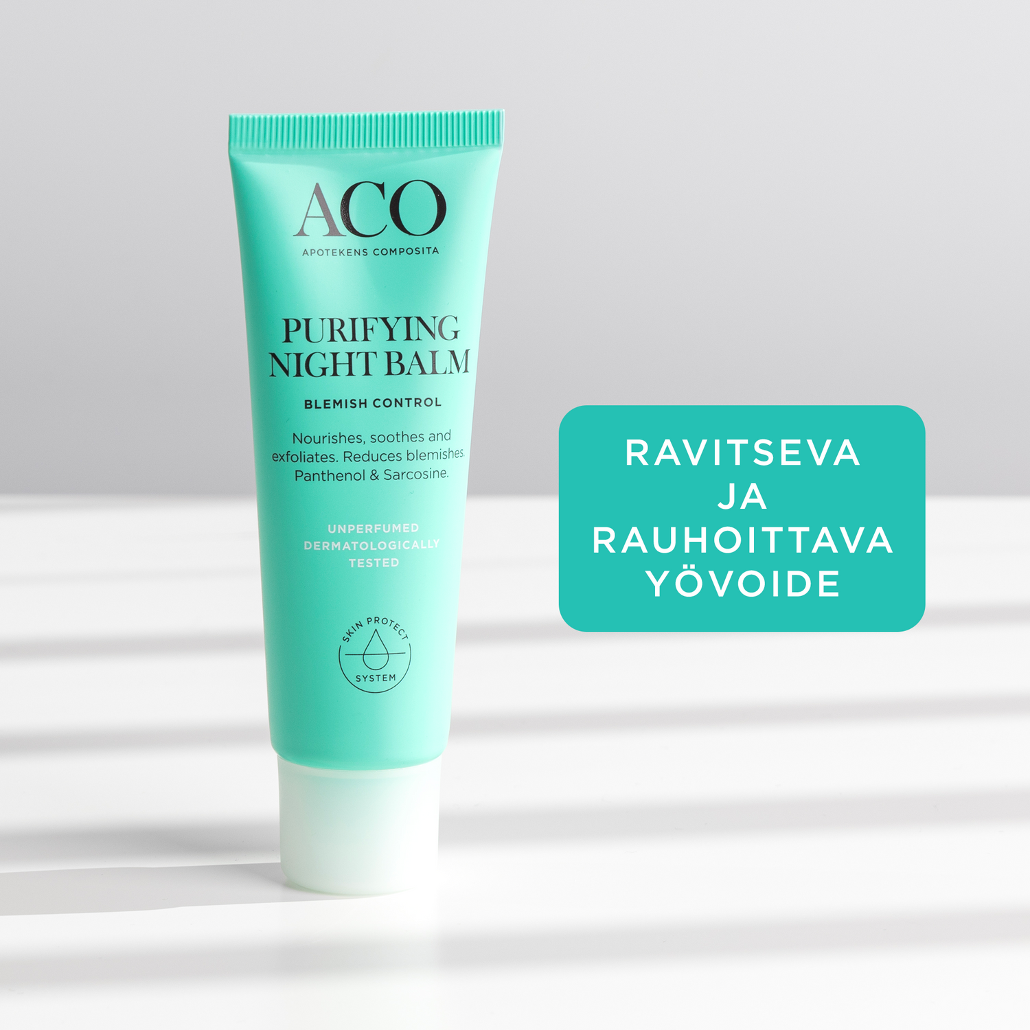 ACO Face Purifying Night Balm yövoide epäpuhtaalle iholle 50 ml