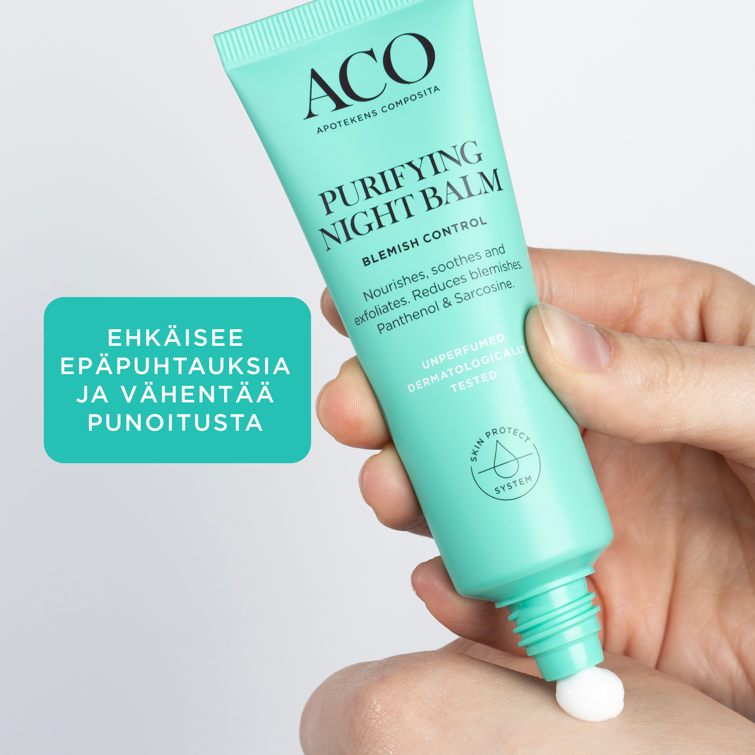 ACO Face Purifying Night Balm yövoide epäpuhtaalle iholle 50 ml