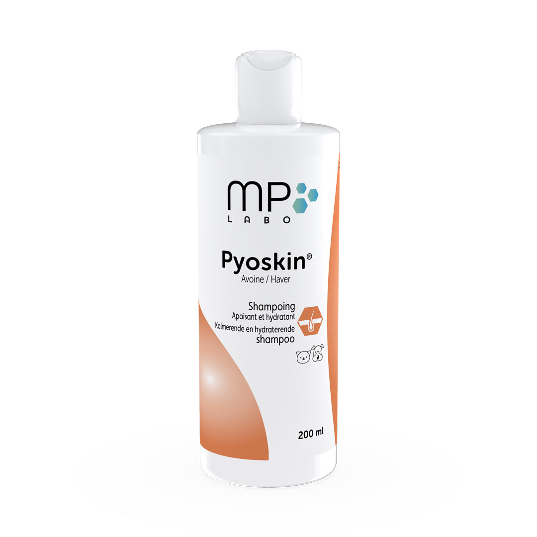 Pyoskin® Shampoo - Kaurapohjainen rauhoittava ja kosteuttava shampoo koirille ja kissoille 200 ml