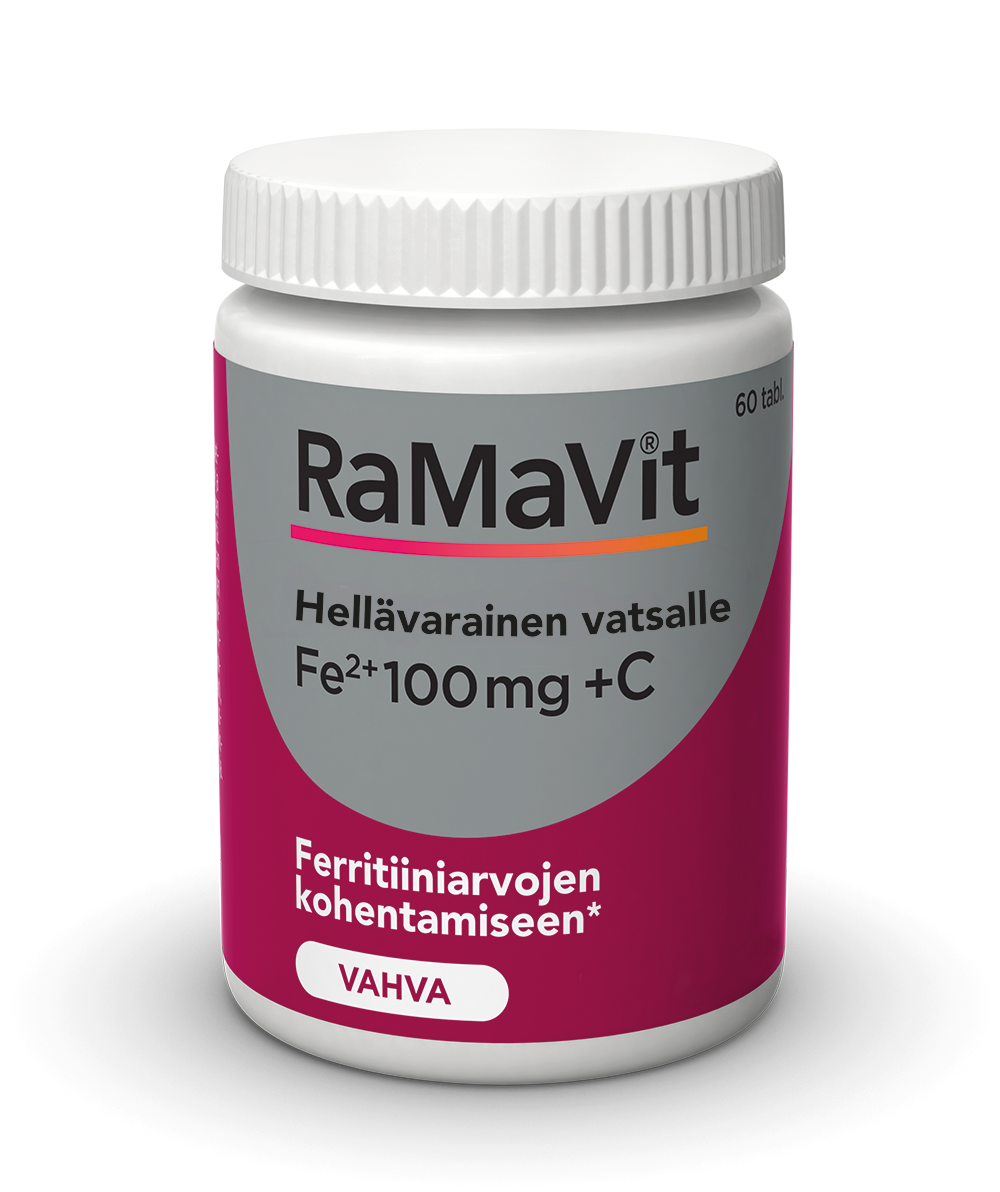 Ramavit Rauta 100 mg 60 tablettia