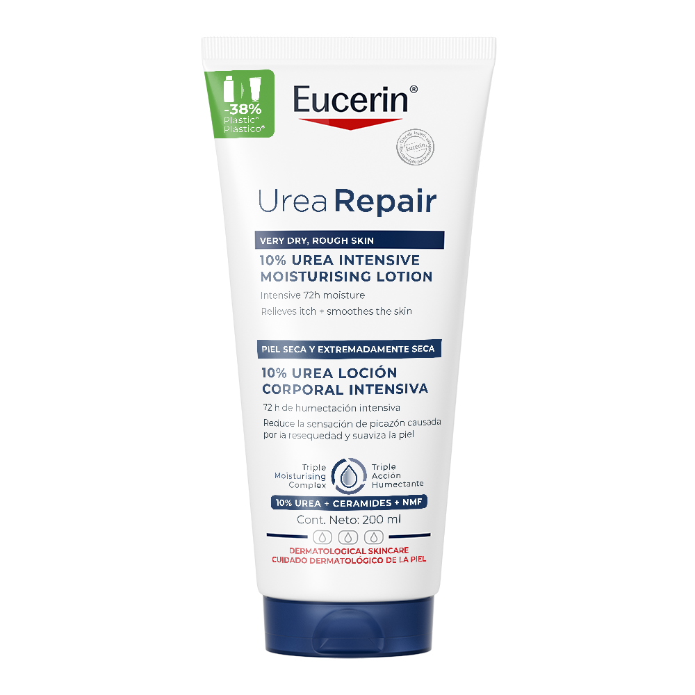 Eucerin UreaRepair 10% Urea Lotion 200 ml - ravitseva vartalovoide kuivalle ja karhealle iholle