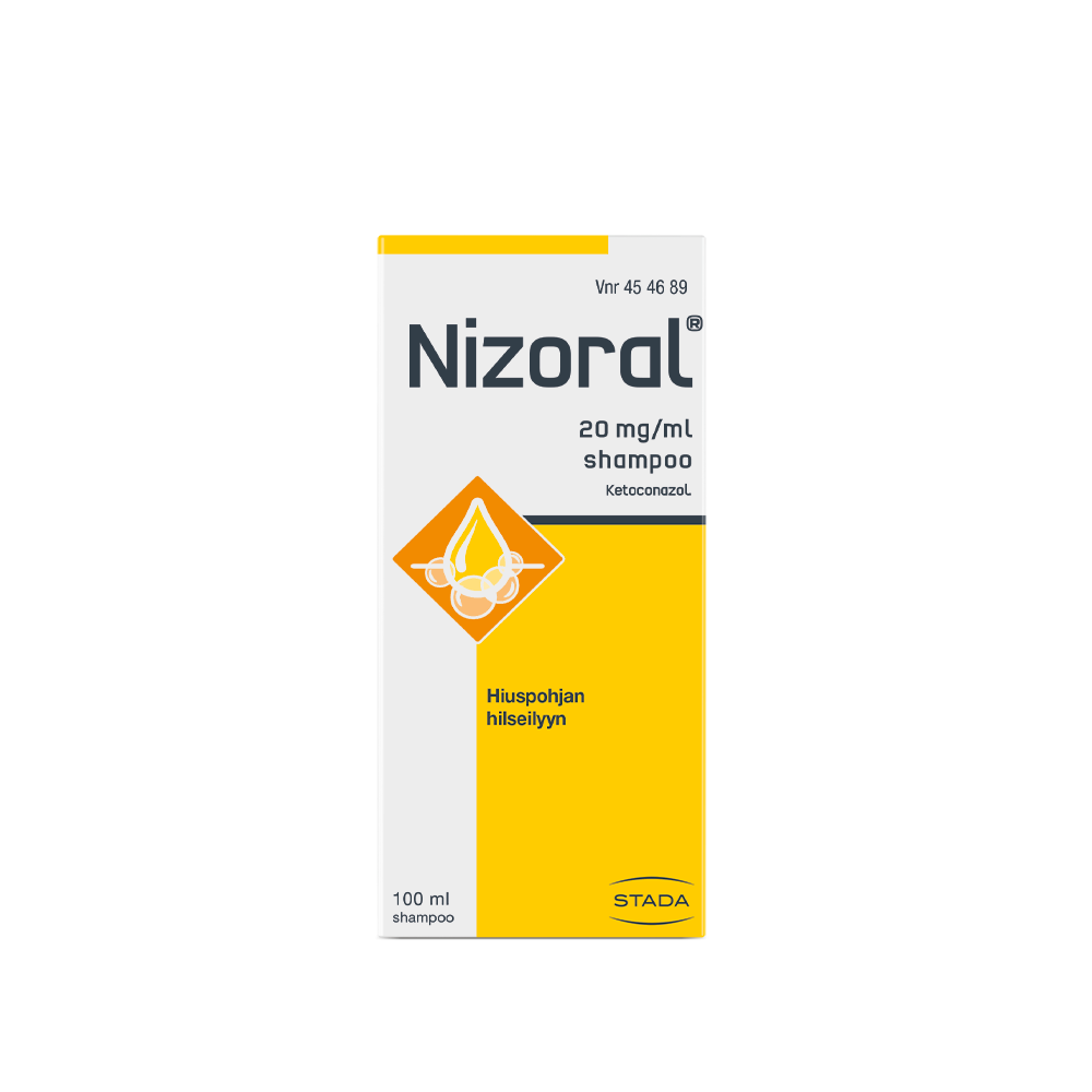 Nizoral shampoo 20 mg/ml - eri kokoja - Apteekkiplus.fi