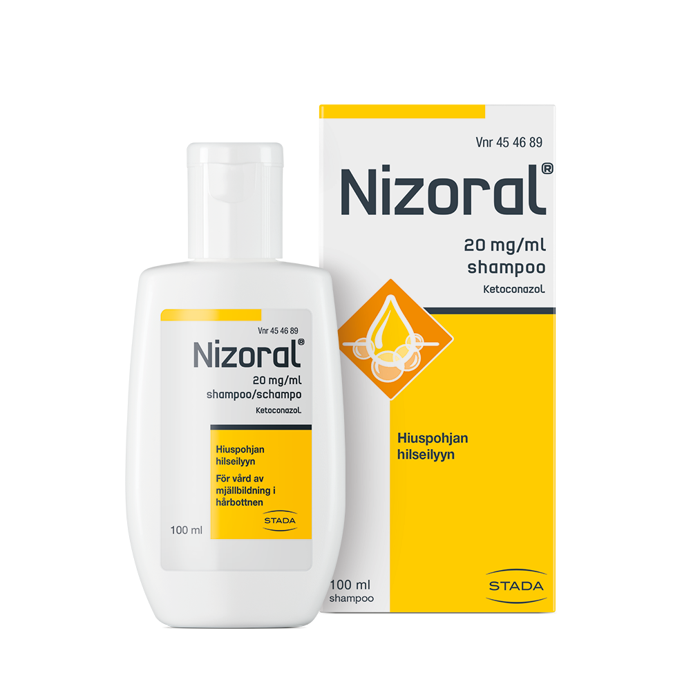 Nizoral shampoo 20 mg/ml - eri kokoja - Apteekkiplus.fi