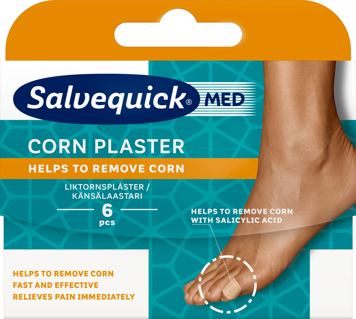 Salvequick Med Corn plaster känsälaastari 6 kpl