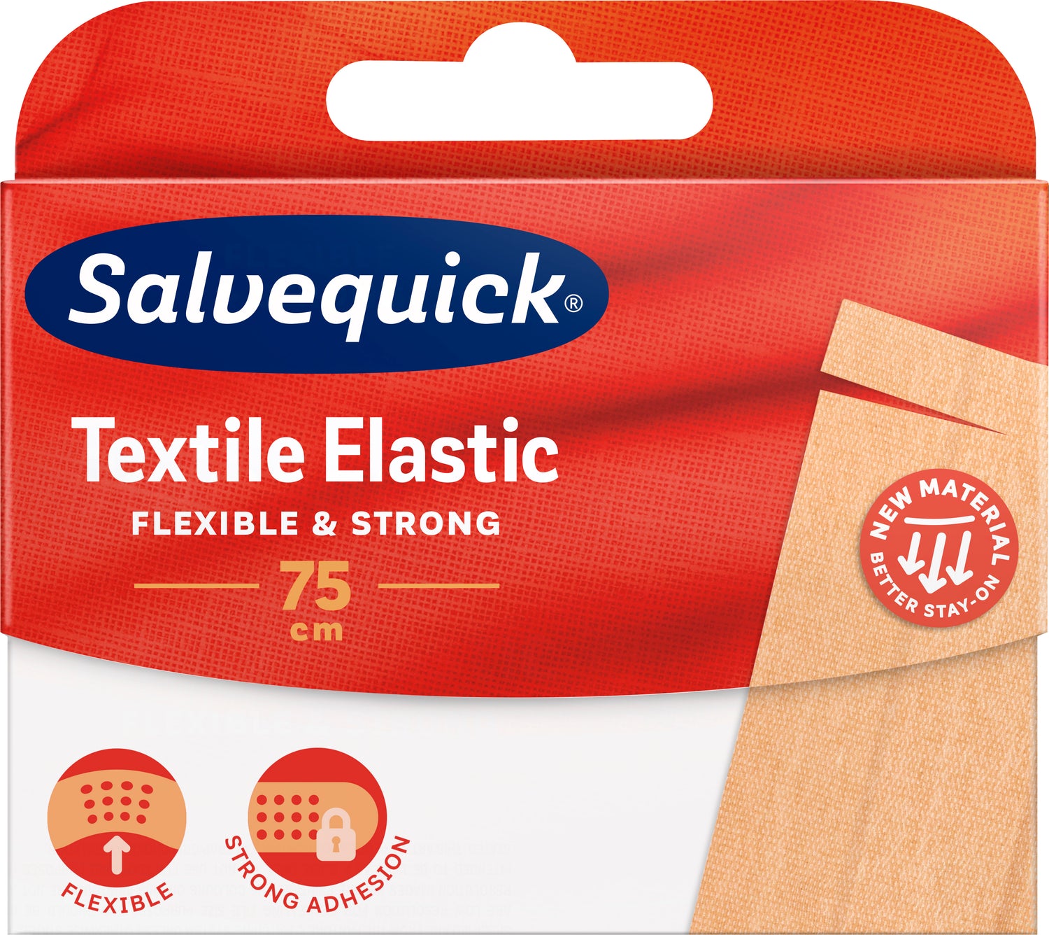 Salvequick Textil leikattava kangaslaastari 75 cm