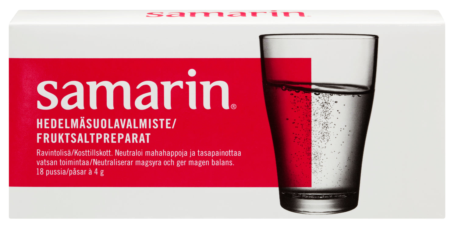 Samarin hedelmäsuola annospussi 18 x 4 g