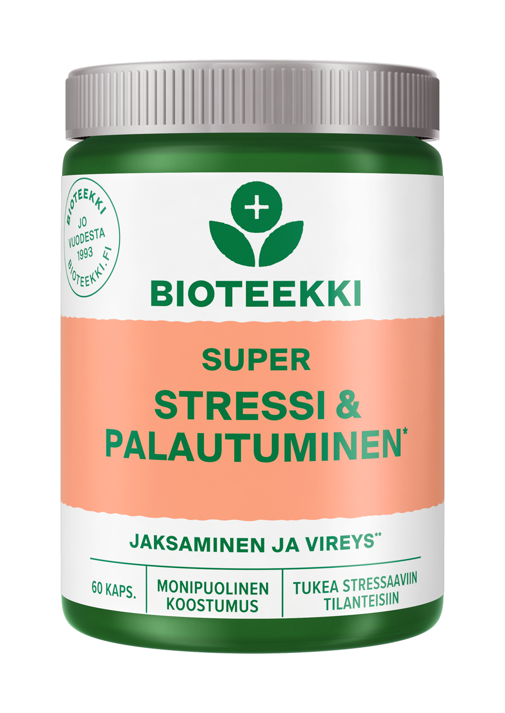 Super Stressi & Palautuminen kapseli 60 kpl