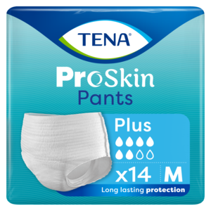TENA PROSKIN PANTS PLUS M 14 kpl