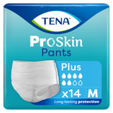 TENA PROSKIN PANTS PLUS M 14 kpl