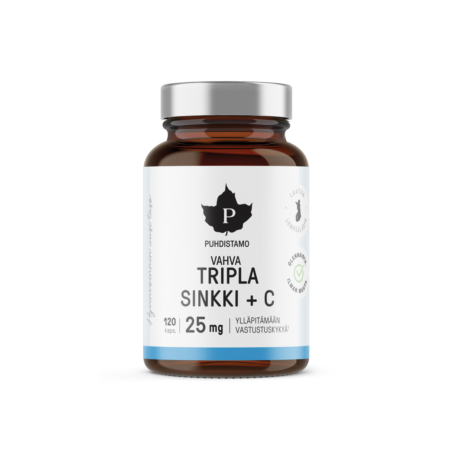 Puhdistamo Tripla Sinkki 25mg 120 kaps