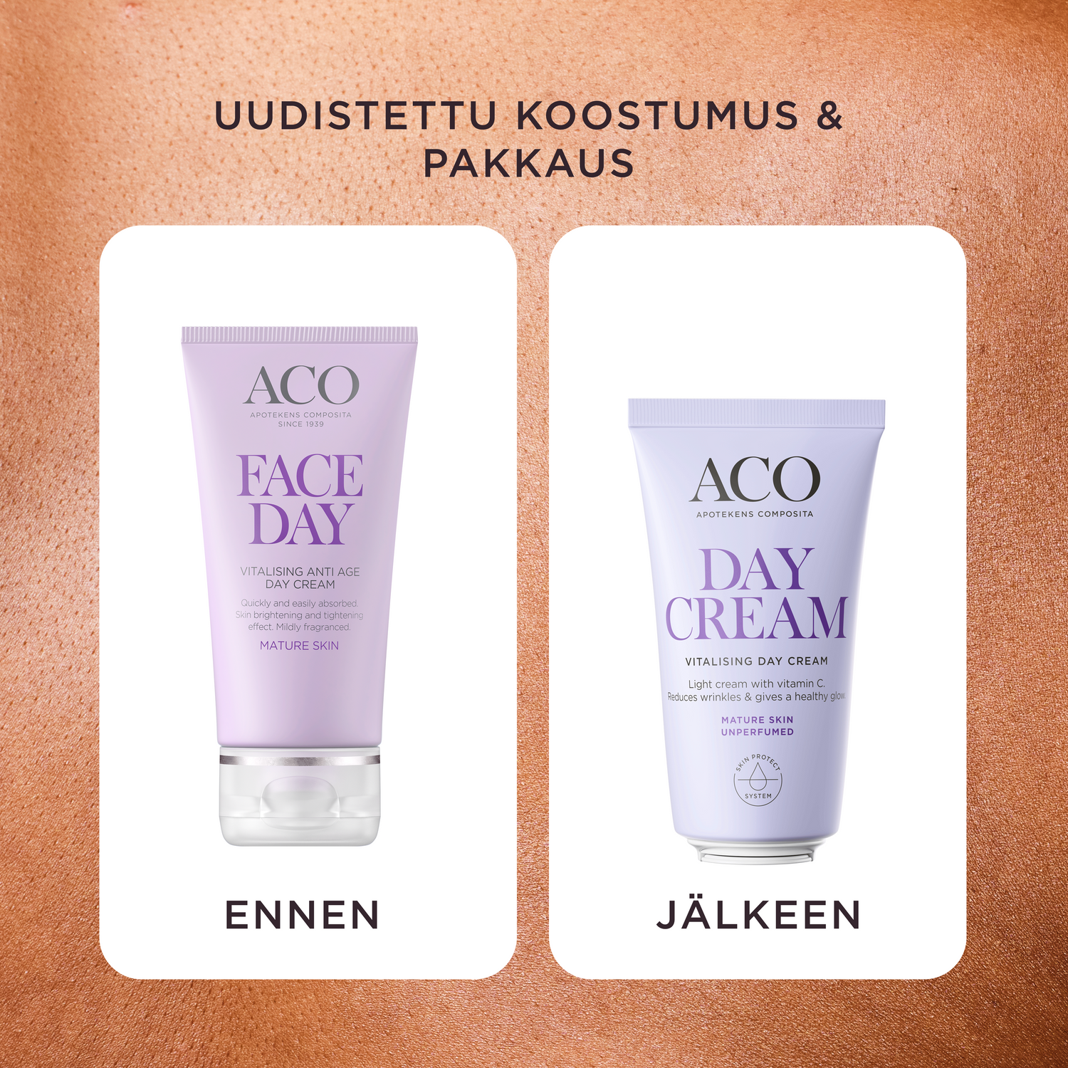 ACO Face DC Anti Age Vitalising Day Cream 50 ml Hajusteeton