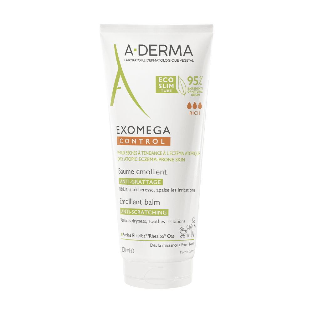 A-DERMA Exomega Control Balm täyteläinen hoitovoide 200 ml