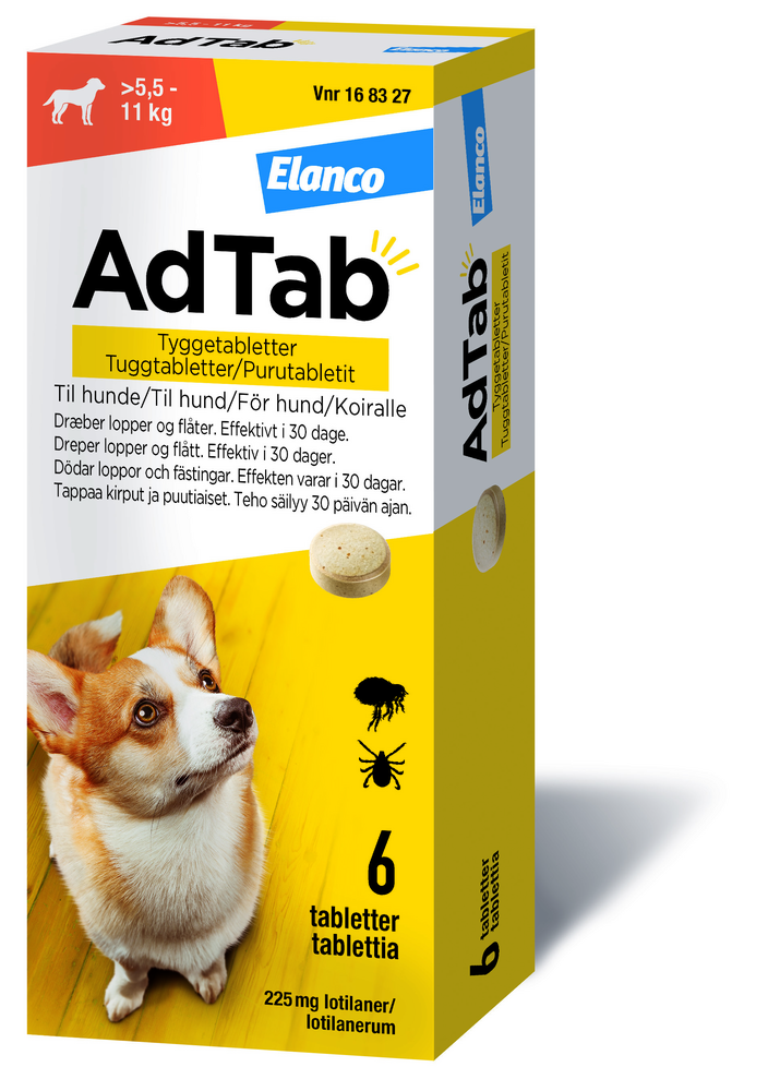 AdTab purutabletit koiralle 6 tabl