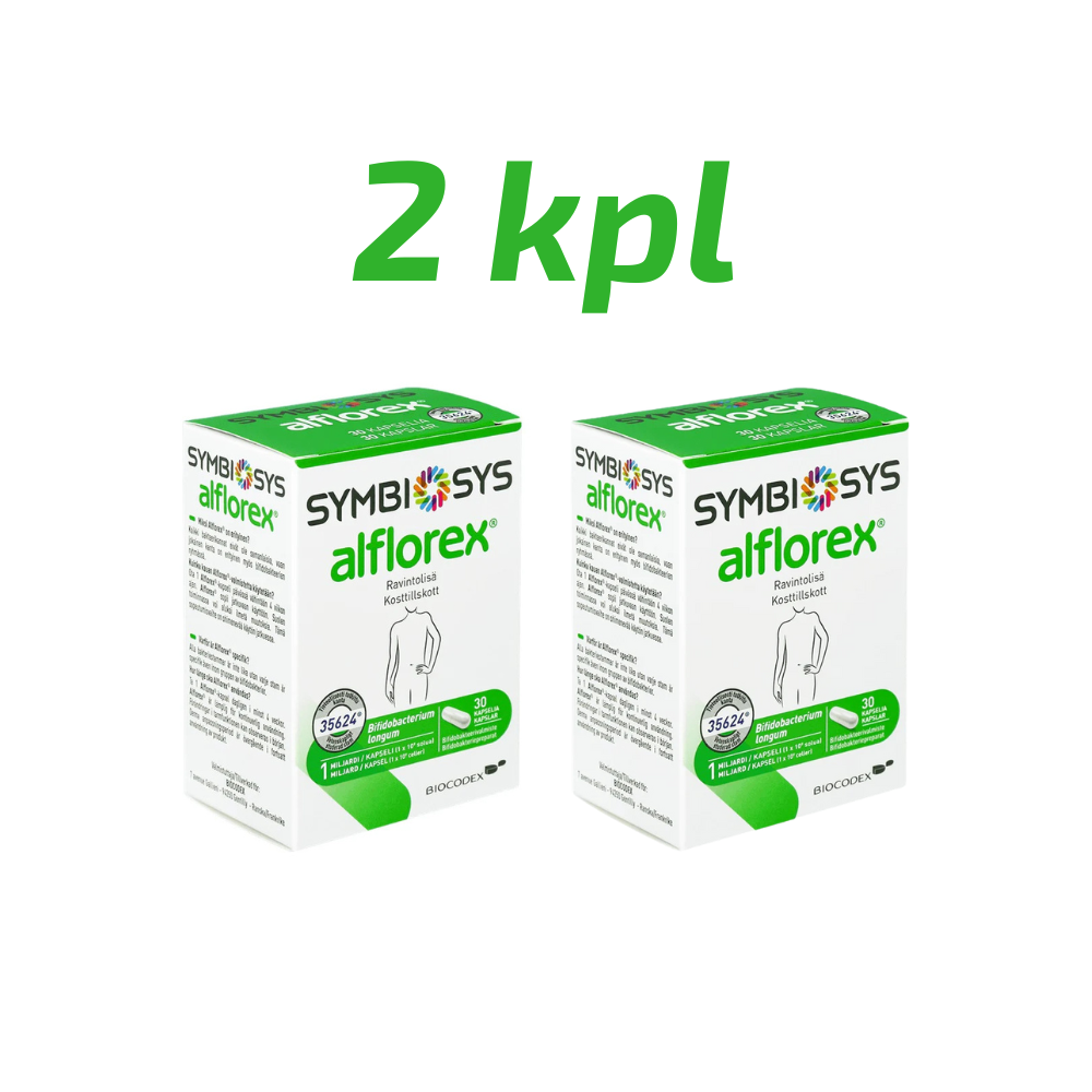 Alflorex tuplapakkaus 2 x 30 kapselia