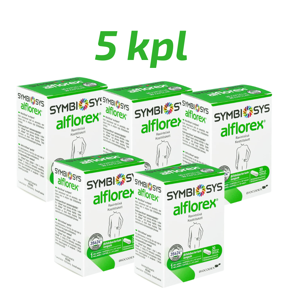 Alflorex säästöpakkaus 5 x 30 kapselia