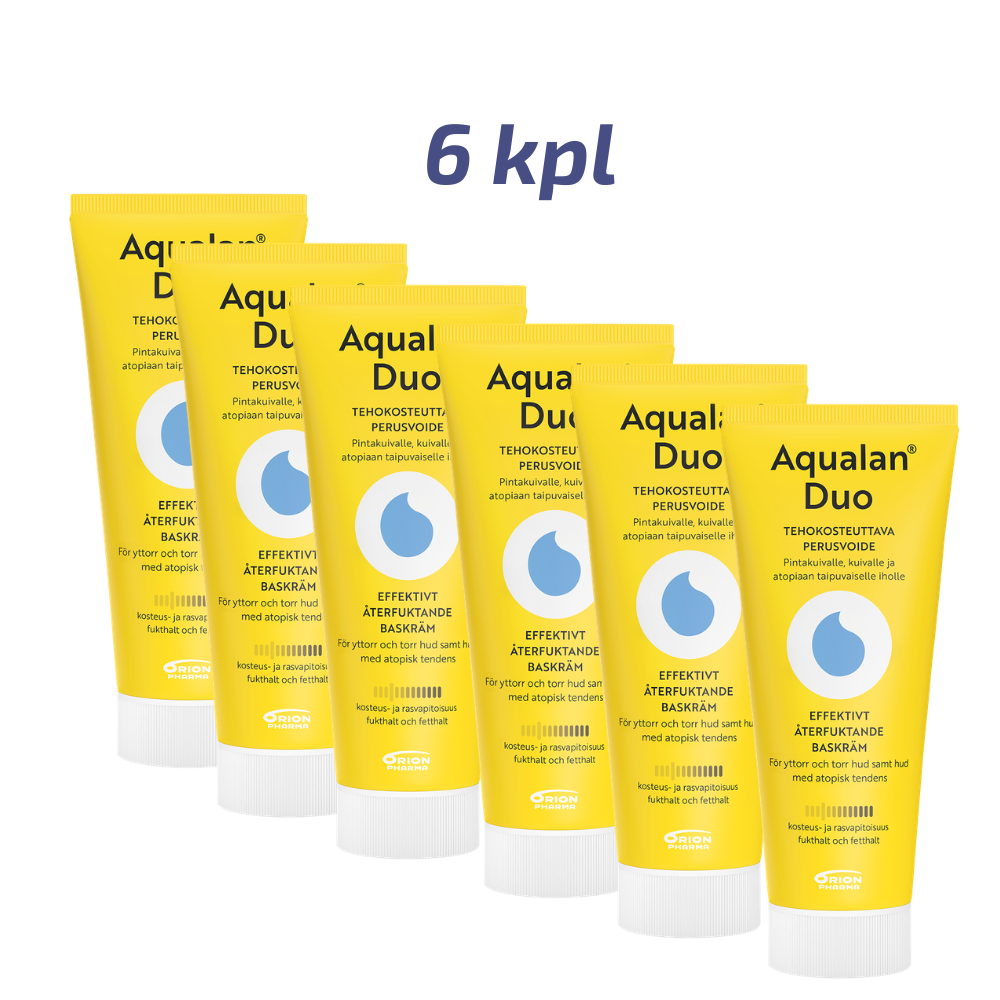 Aqualan Duo tukkupakkaus 6 x 200 g