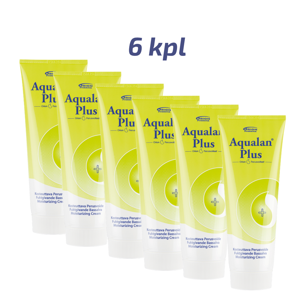 Aqualan Plus tukkupakkaus 6 x 200 g