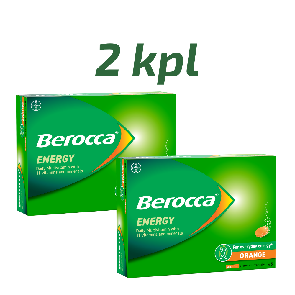 Berocca Energy Orange poretabletti 2 x 45 tbl.