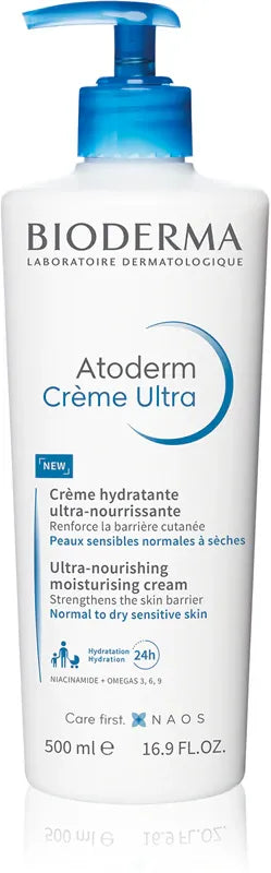 Bioderma Atoderm Creme Ultra Nourish Moisturising Cream FP 500 ml