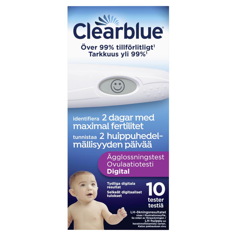 Clearblue Digitaalinen ovulaatiotesti kahden hormonin tasot