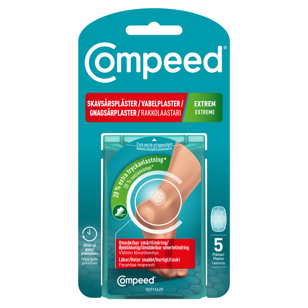 Compeed Extreme Rakkolaastari 5 kpl