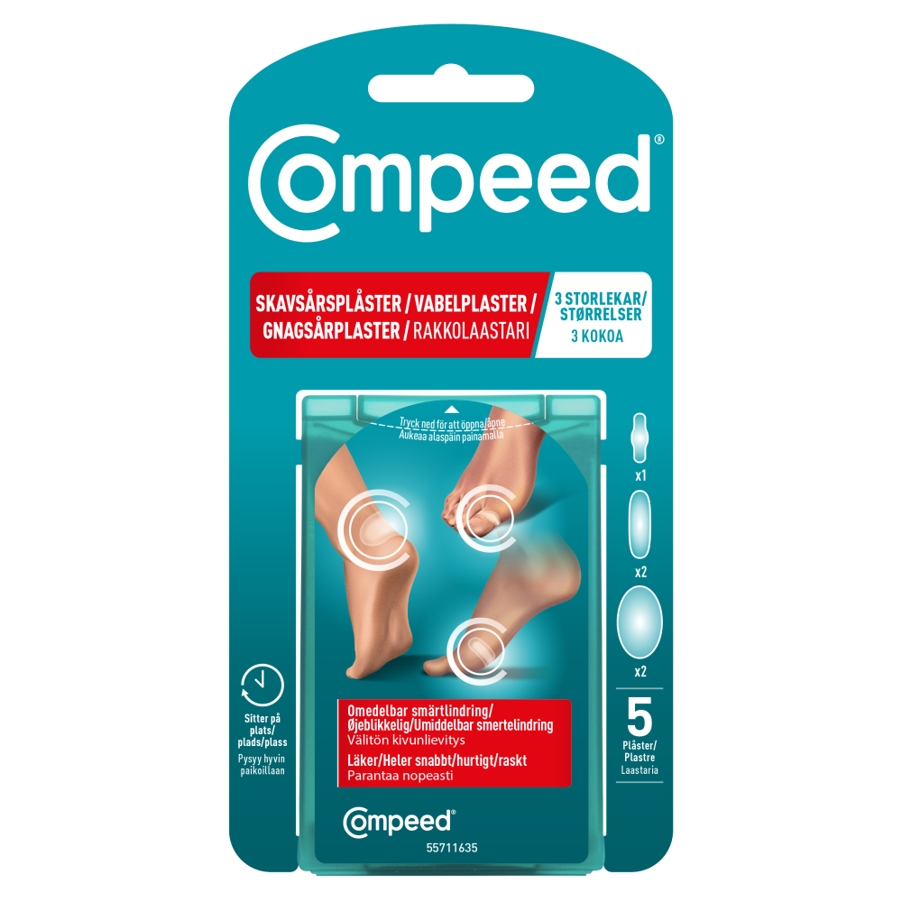 Compeed rakkolaastari Mixpack 5 kpl