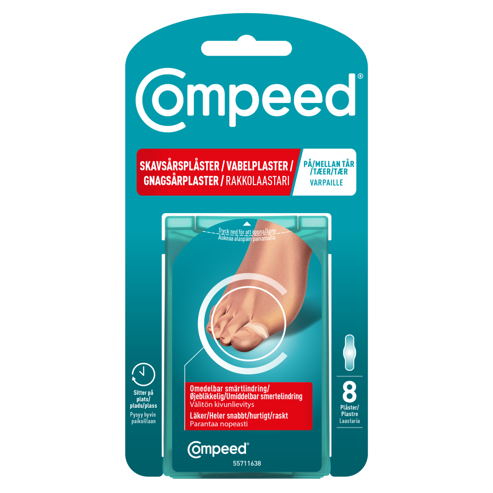 Compeed Rakkolaastari Varpaille