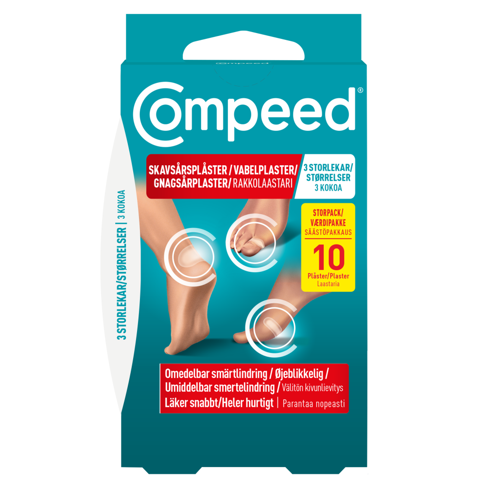 Compeed Rakkolaastari Mix Pack 10 kpl