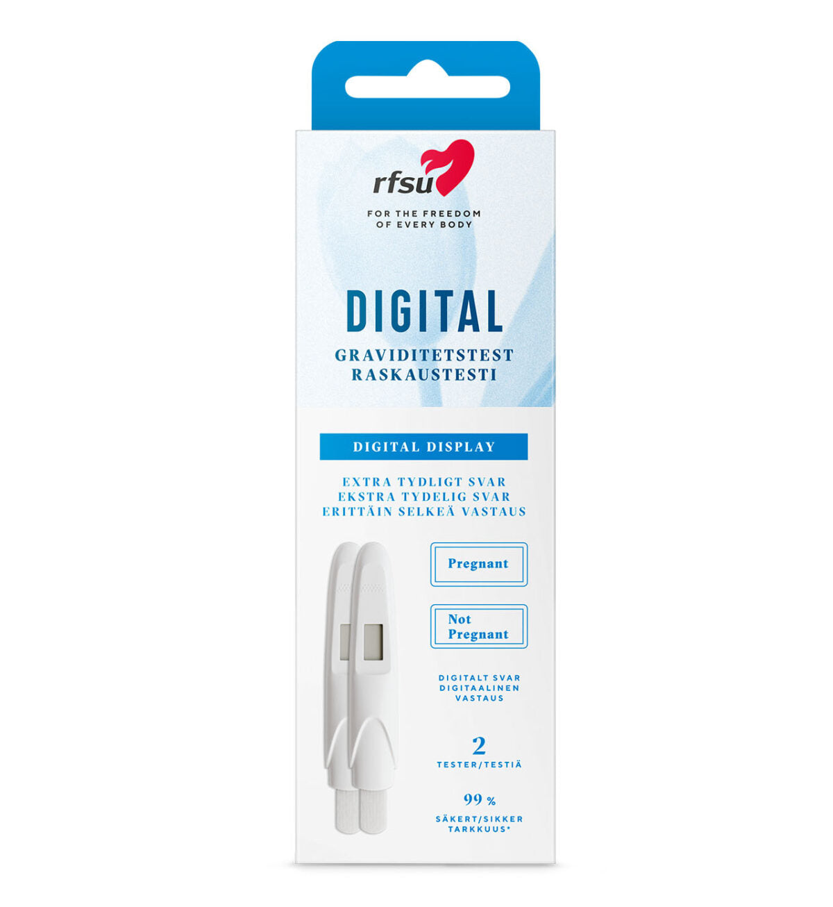 RFSU Raskaustesti digitaalinen