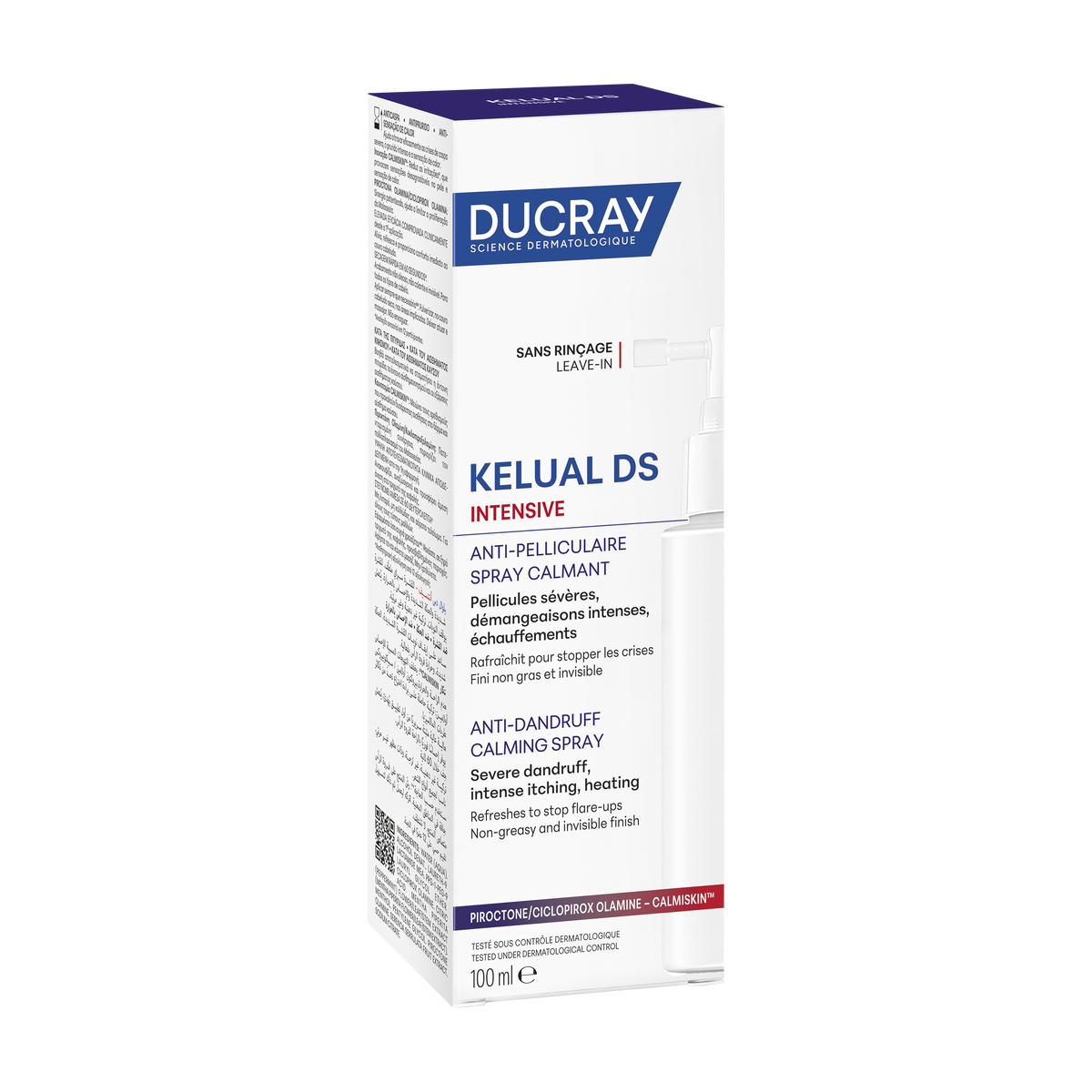 Ducray Kelual DS Intensive Calming Spray 100ml suihke ärtyneelle hiuspohjalle
