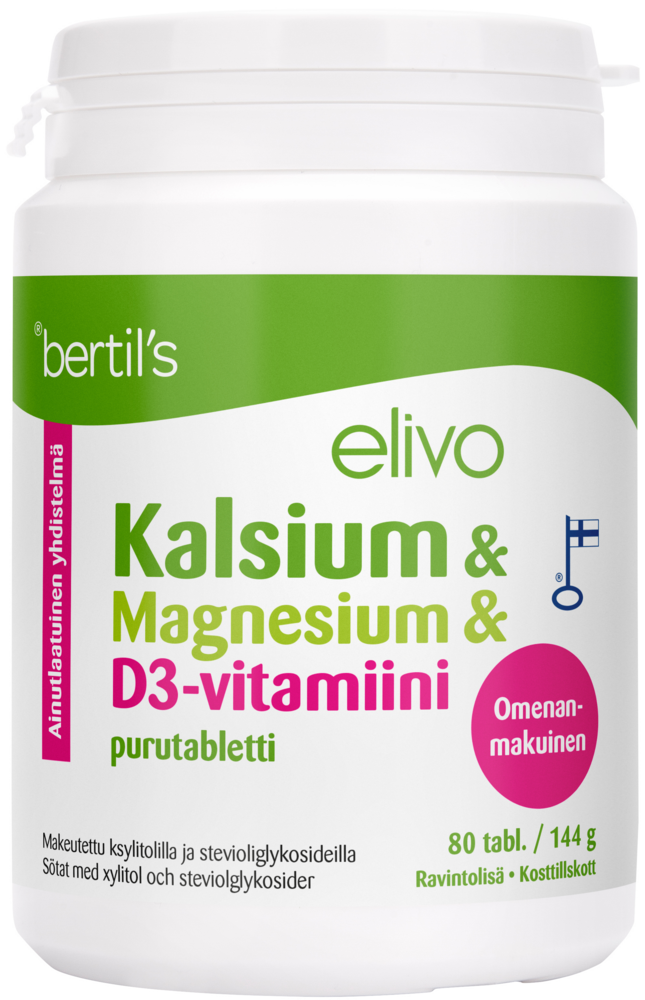 Elivo Kalsium & Magnesium & D-vitamiini