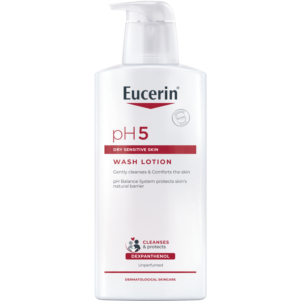 Eucerin pH5 Washlotion -pesuneste pumppupullo, hajusteeton