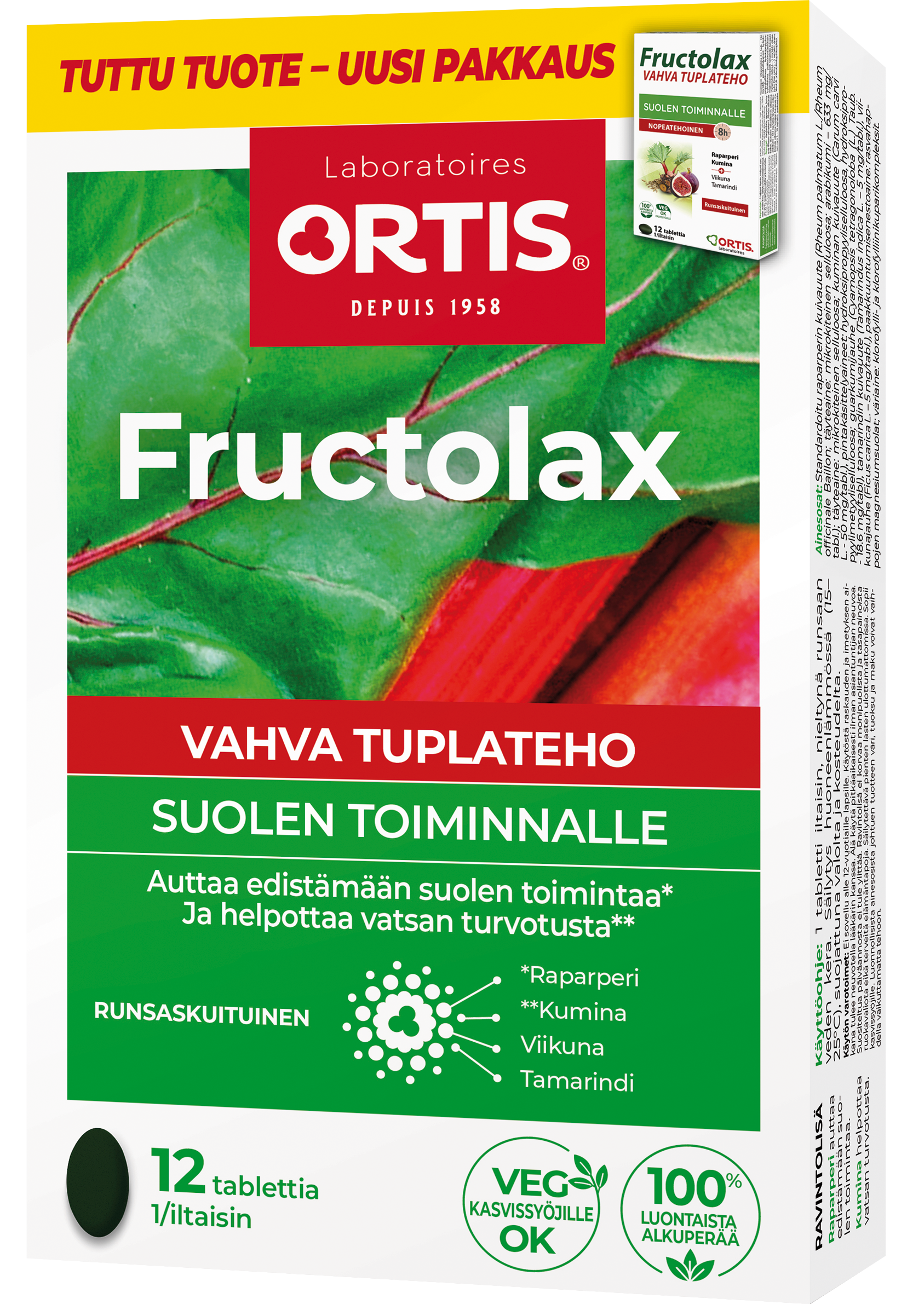 Fructolax Vahva Tuplateho tabletti – Apteekkiplus.fi
