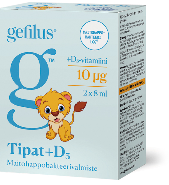 Gefilus Tippa + D3 - eri kokoja