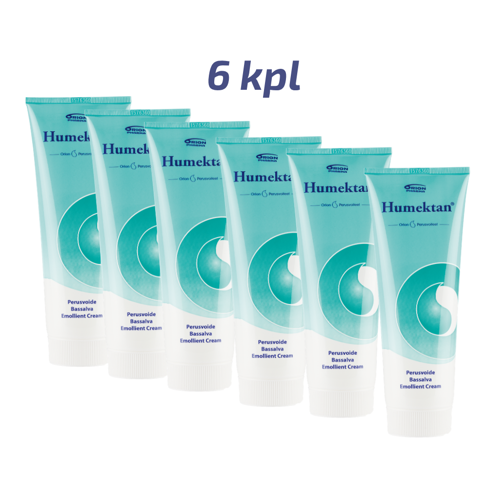 Humektan kosteuttava perusvoide tukkupakkaus 6 x 200 g