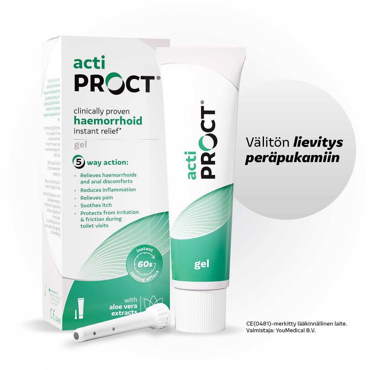 ActiProct geeli + asetin 30 g -Peräpukamien oireisiin