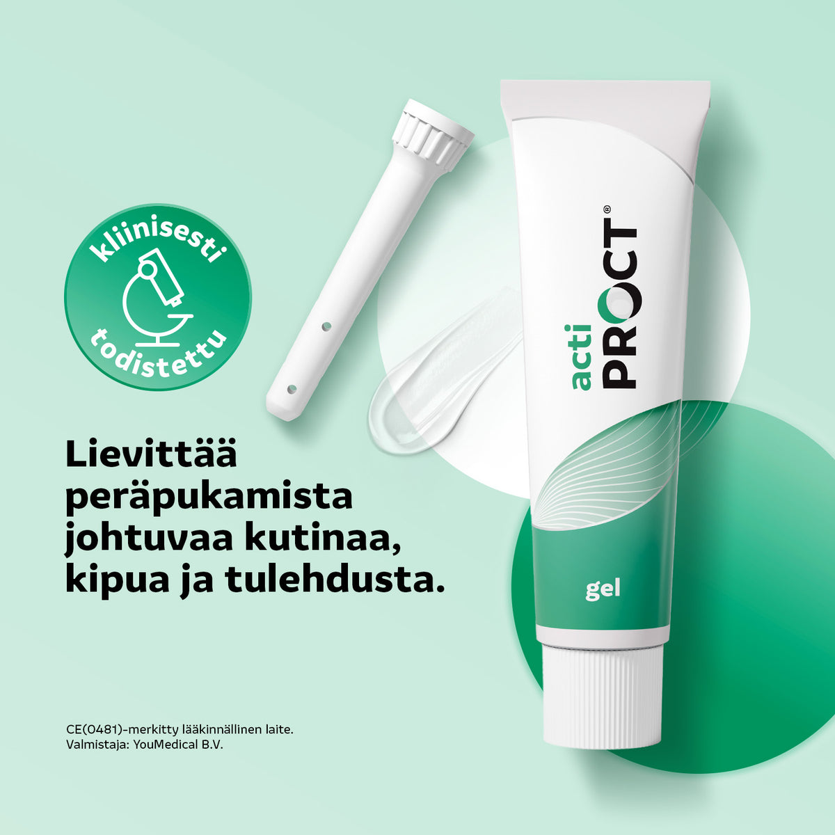 ActiProct geeli + asetin 30 g -Peräpukamien oireisiin