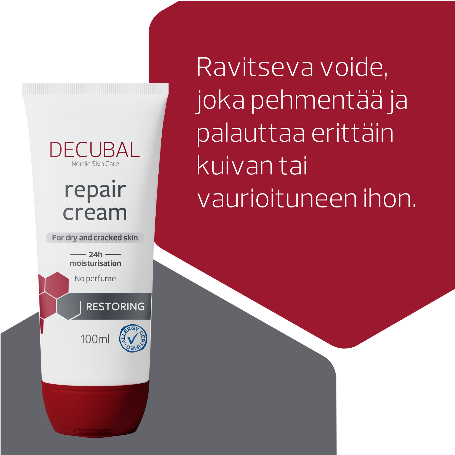 Decubal Restoring Repair Cream ravitseva ja korjaava voide