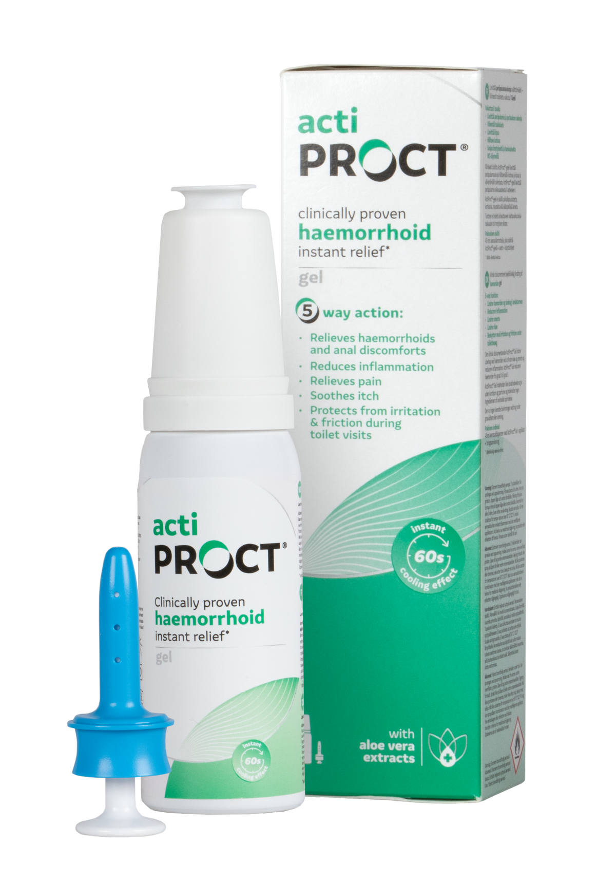 ActiProct geeli aerosoliannostelijalla 45 ml - Peräpukamien oireisiin