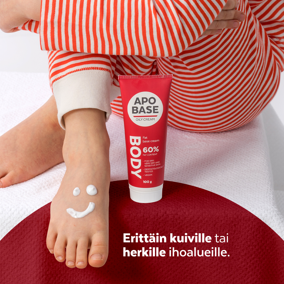 Apobase Oily Creme rasvainen perusvoide - eri kokoja
