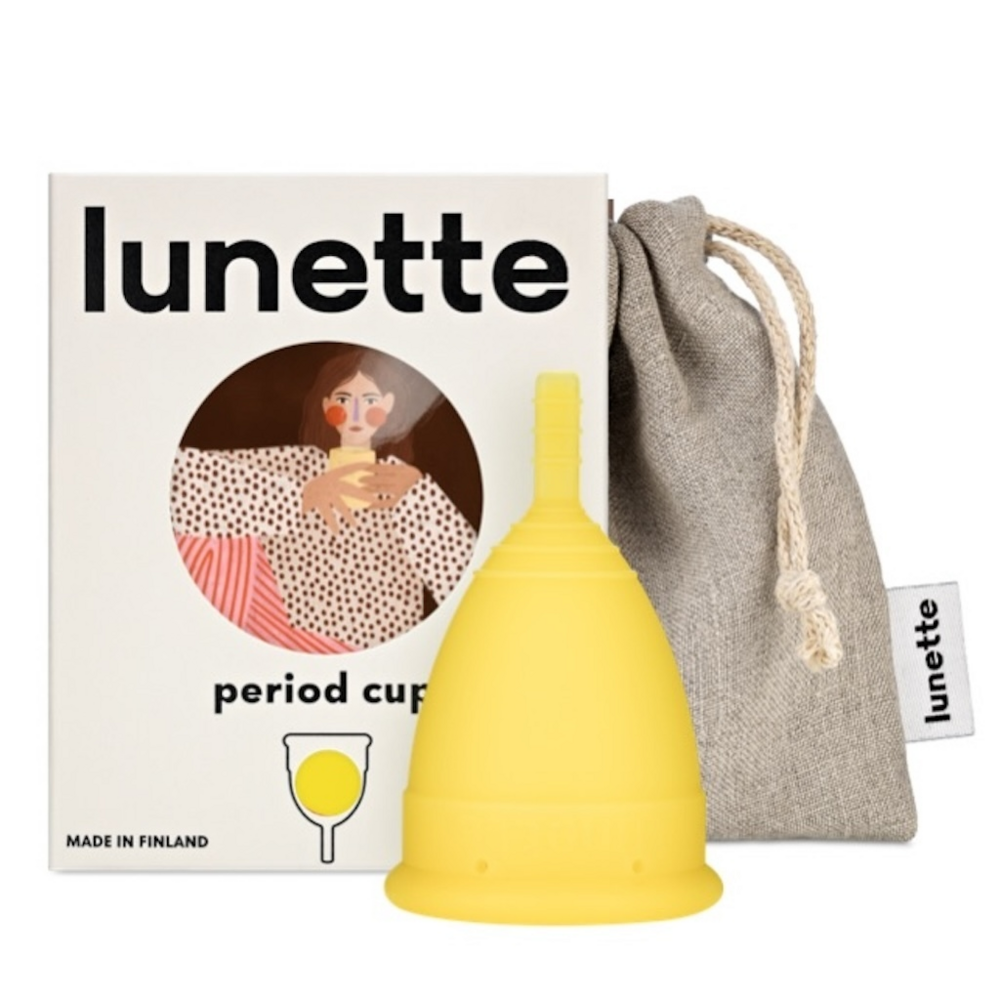 Lunette Kuukautiskuppi Keltainen koko 2