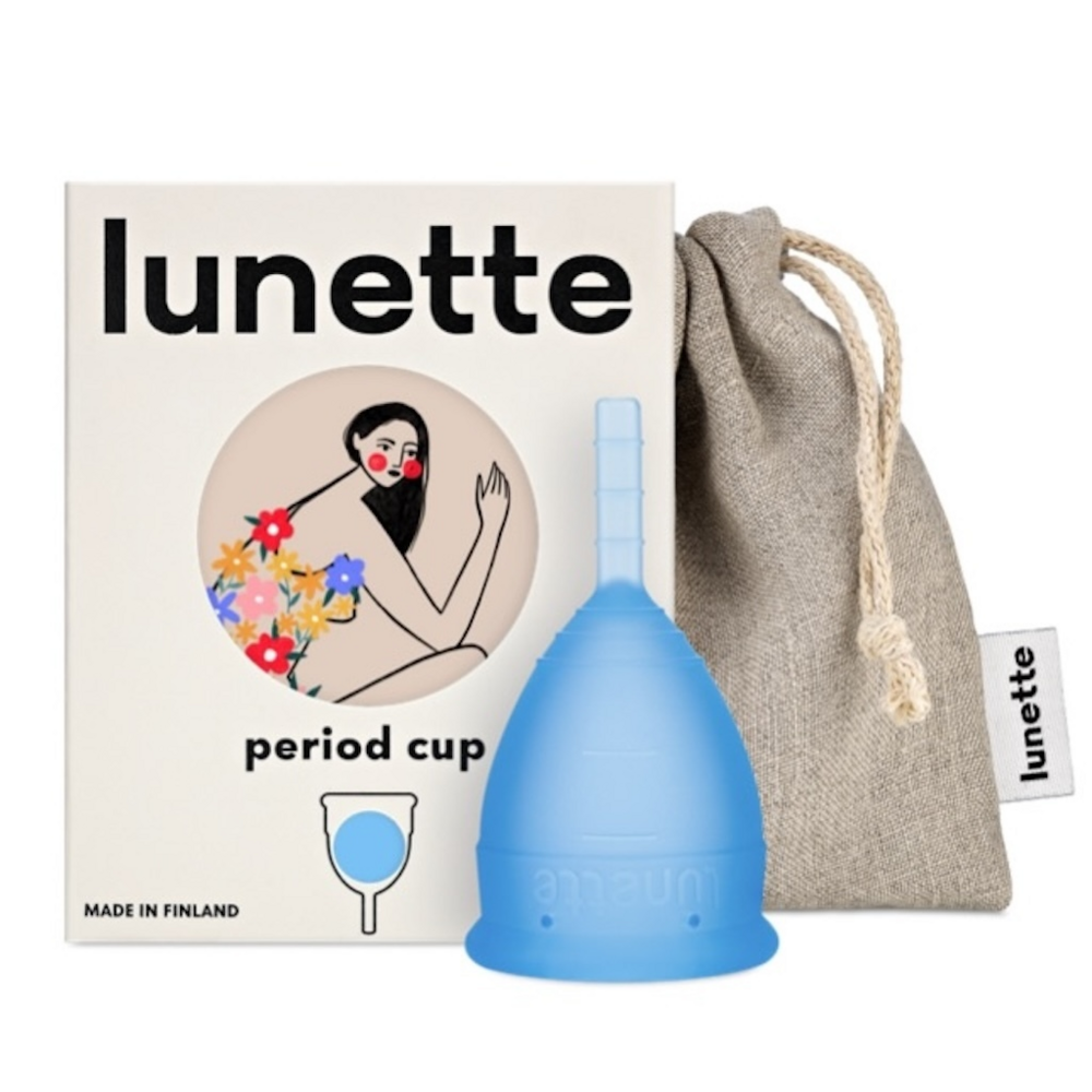 Lunette Kuukautiskuppi Sininen koko 1