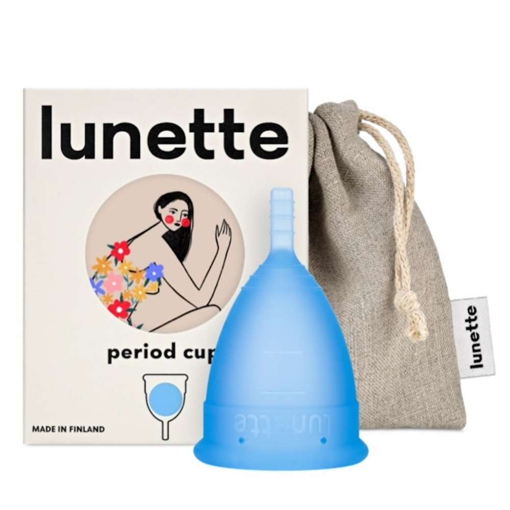 Lunette Kuukautiskuppi Sininen koko 2