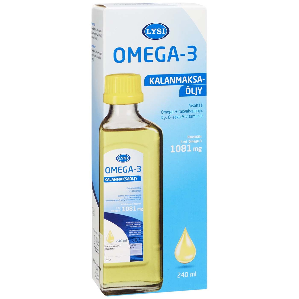 LYSI KALANMAKSAÖLJY 240 ml