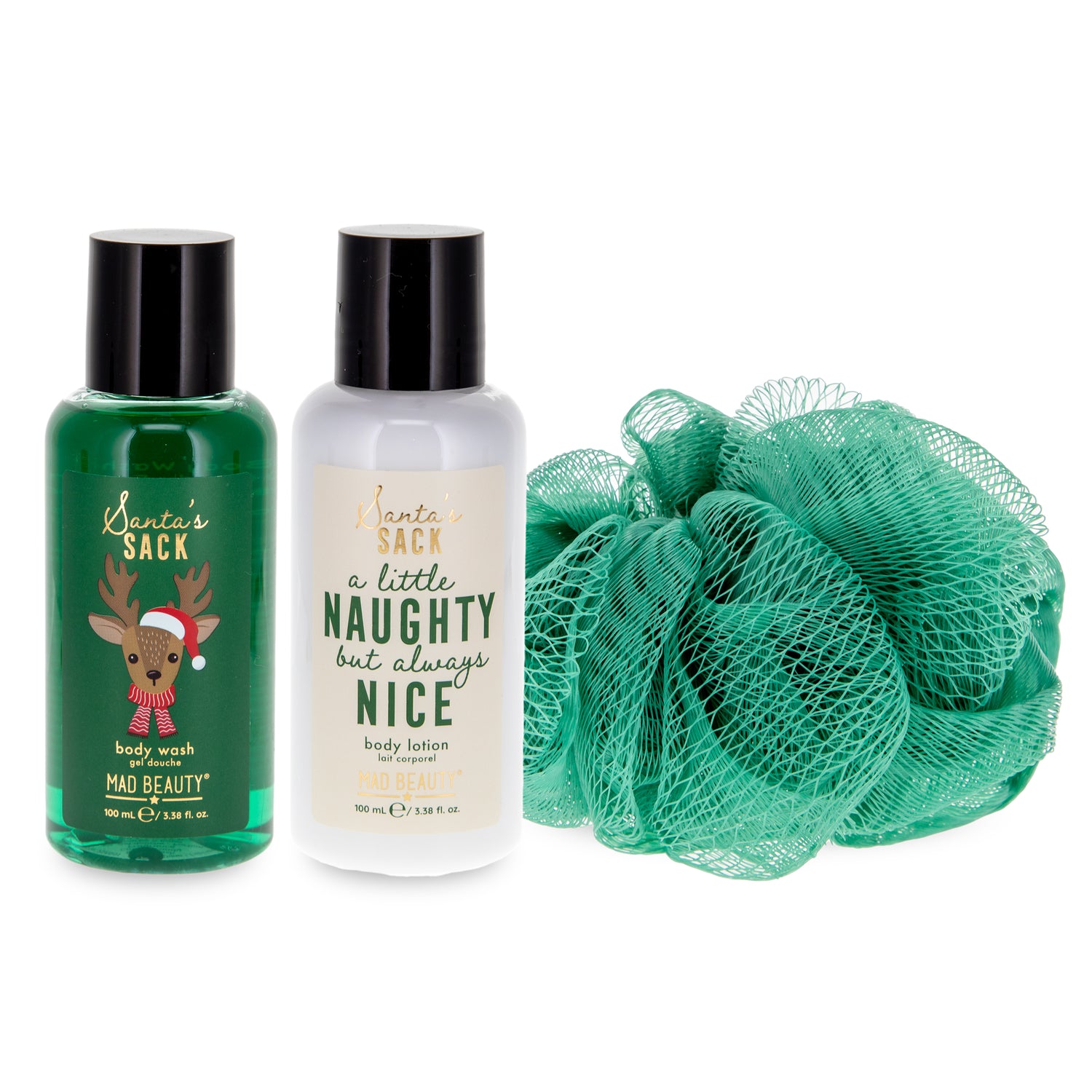 Mad Beauty Santa’s Sack Gift Set – Naughty but Nice -lahjasetti