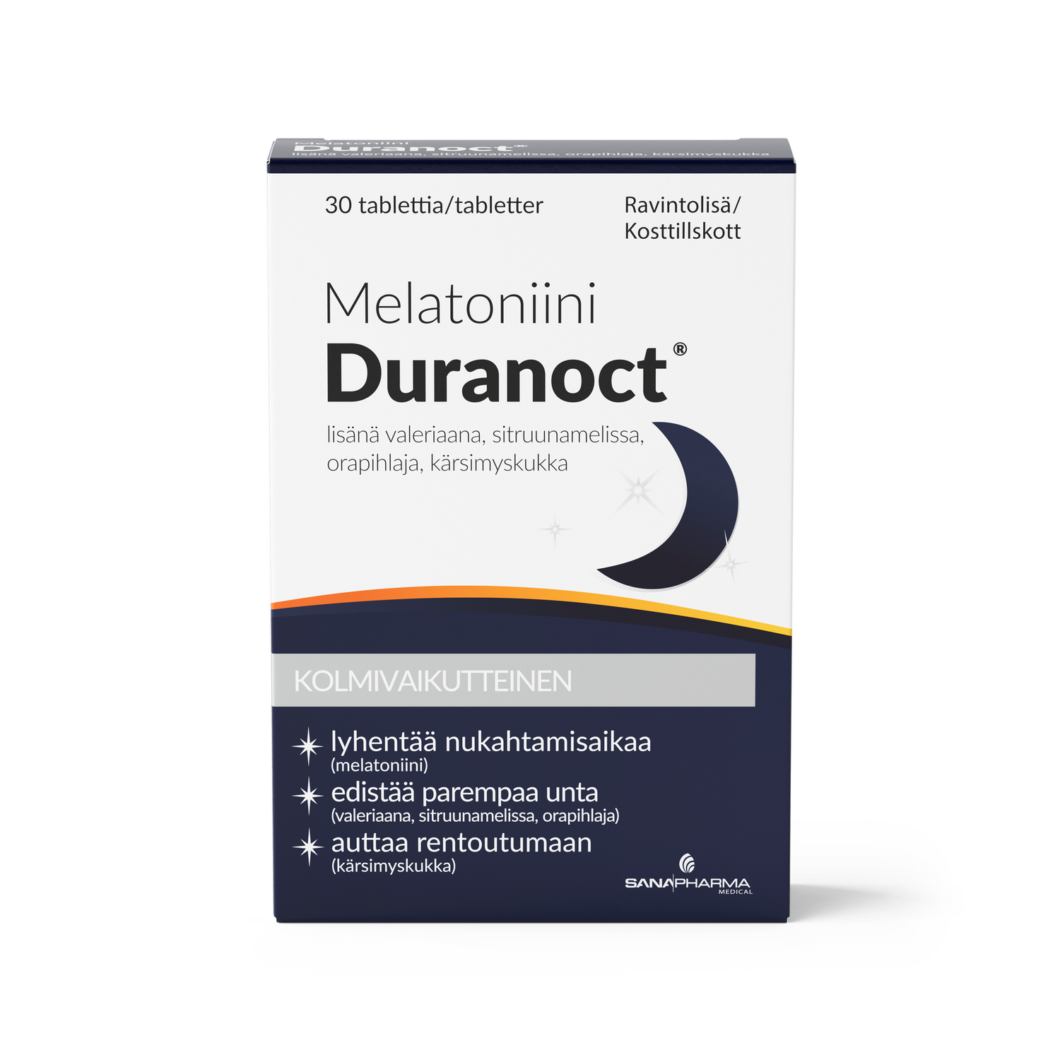 Melatoniini Duranoct 30 tabl