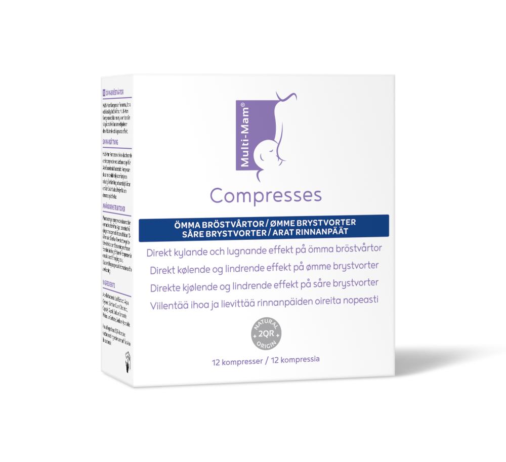 Multi-Mam Compresses geelitaitos 12 x 1,6 ml