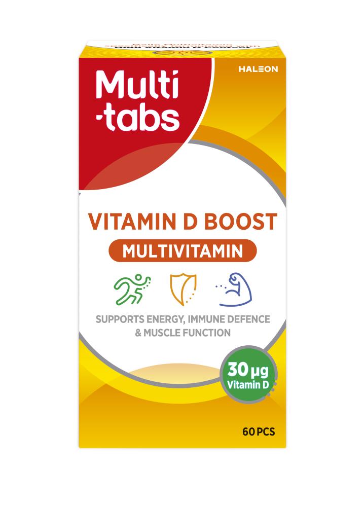 Multi-Tabs Vitamin D Boost Monivitamiini 60 kpl