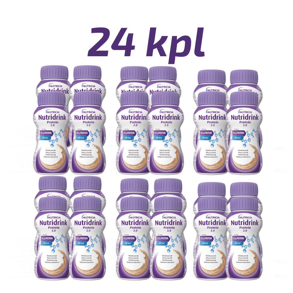 Nutridrink Protein 2.0 Mokka säästöpakkaus 24X200 ml
