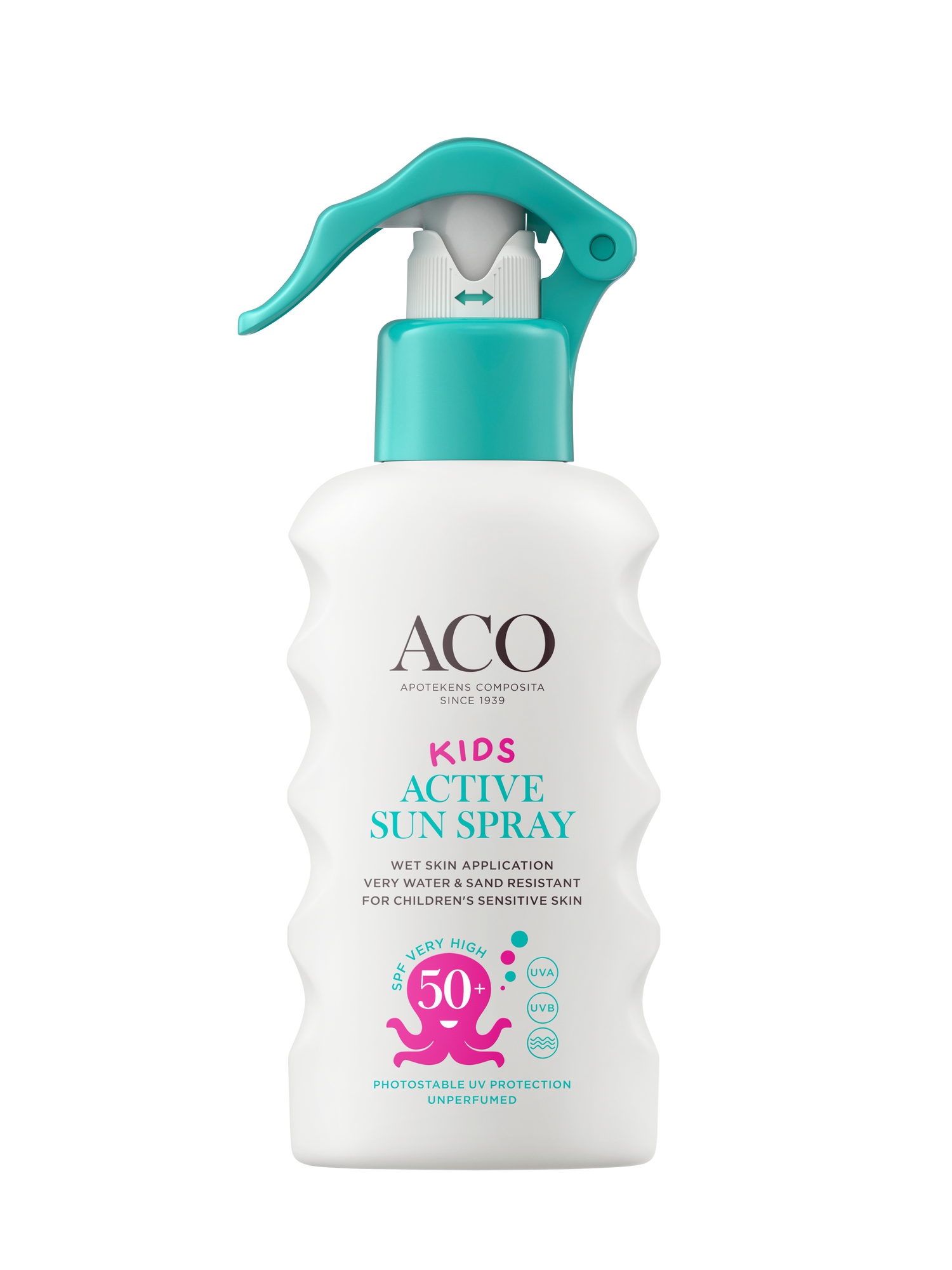 ACO Sun Kids Active Sun Spray SPF50+ -aurinkosuojaspray lapsille